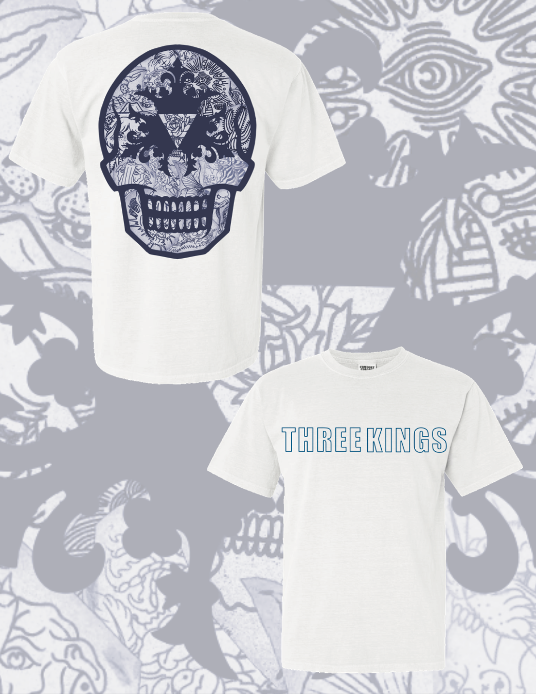 Stencil Skull Tee